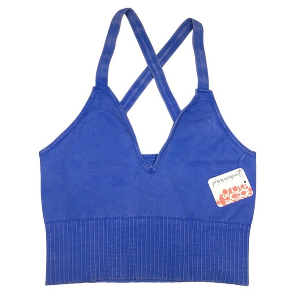 New FP Movement by Free People Women's Good Karma Crop Top African Violet - Picture 8 of 16